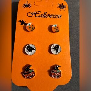 Halloween 3 Pairs of Halloween Earrings